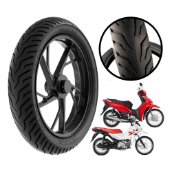 PNEU 80/100-14 SS48 49L TL USO SEM CAMARA RINALDI 4460